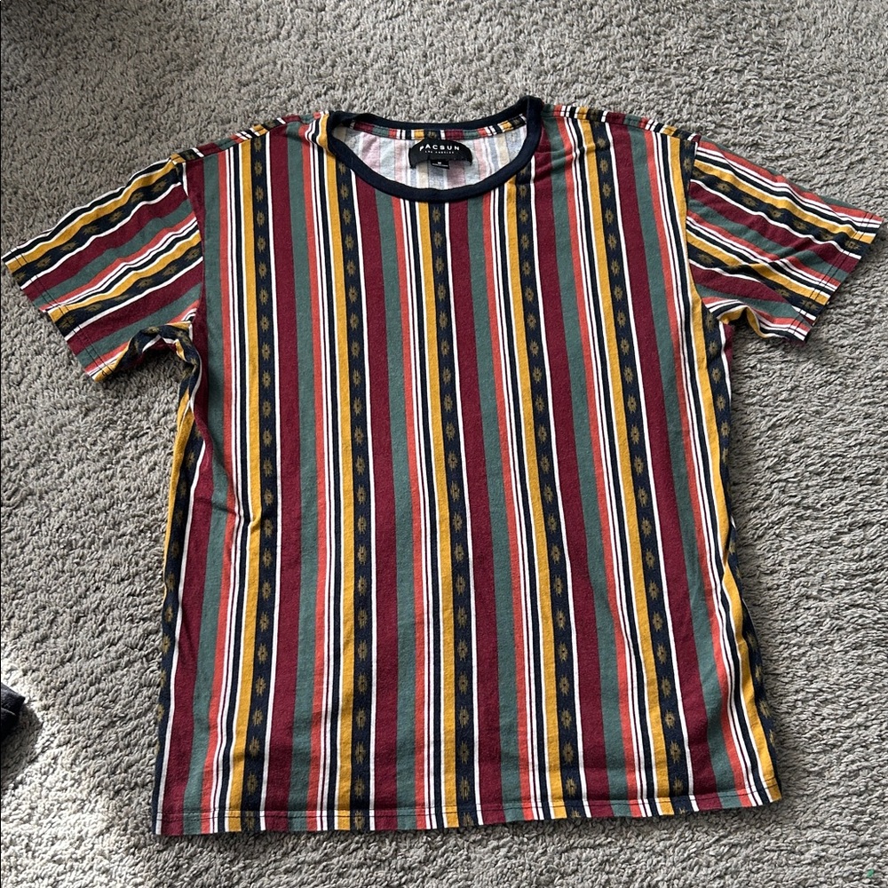 Striped Multicolor Pacsun T-Shirt